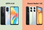 OPPO A18 vs Xiaomi Redmi 13C