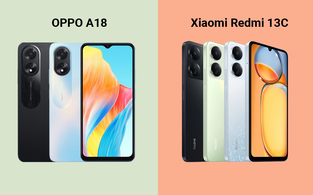 OPPO A18 vs Redmi 13C Header