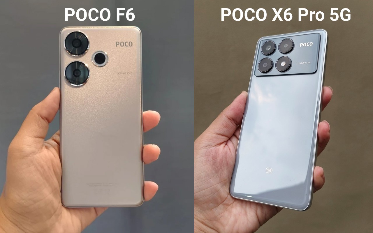 POCO F6 vs POCO X6 Pro 5G Header