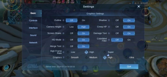 Samsung Galaxy M15 5G Mobile Legends