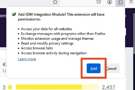 Cara Pasang Ekstensi IDM di Chrome, Opera, Firefox 6