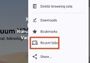 Cara Restore Tab Google Chrome 2