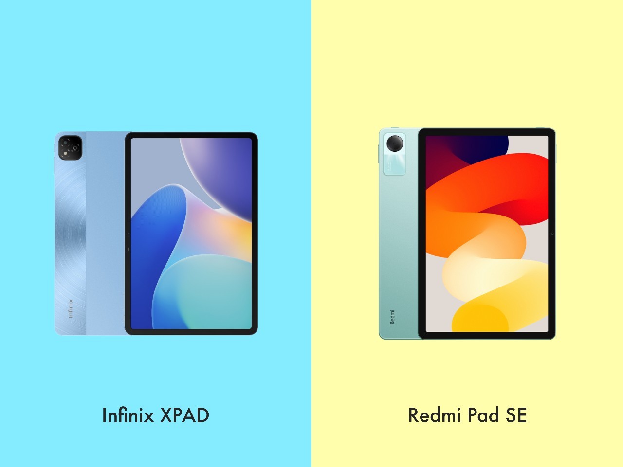 Infinix XPAD Vs Redmi Pad SE - Header