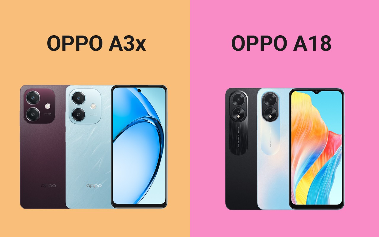 OPPO A3x Vs OPPO A18 Header