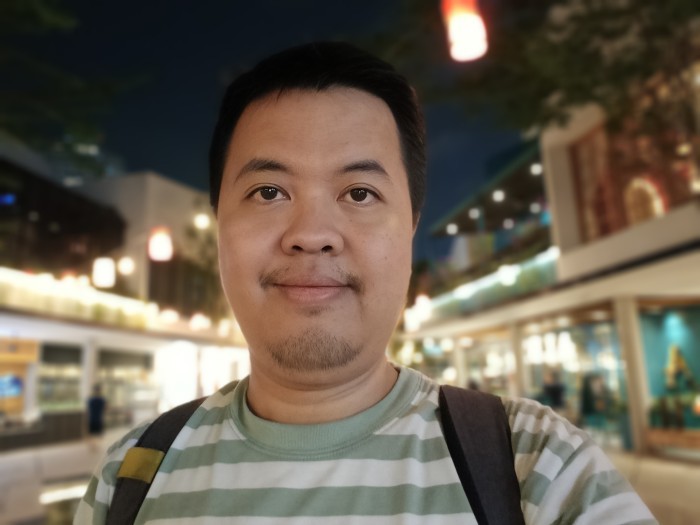 OPPO Reno12 F 5G - Selfie Malam - Portrait - Agan