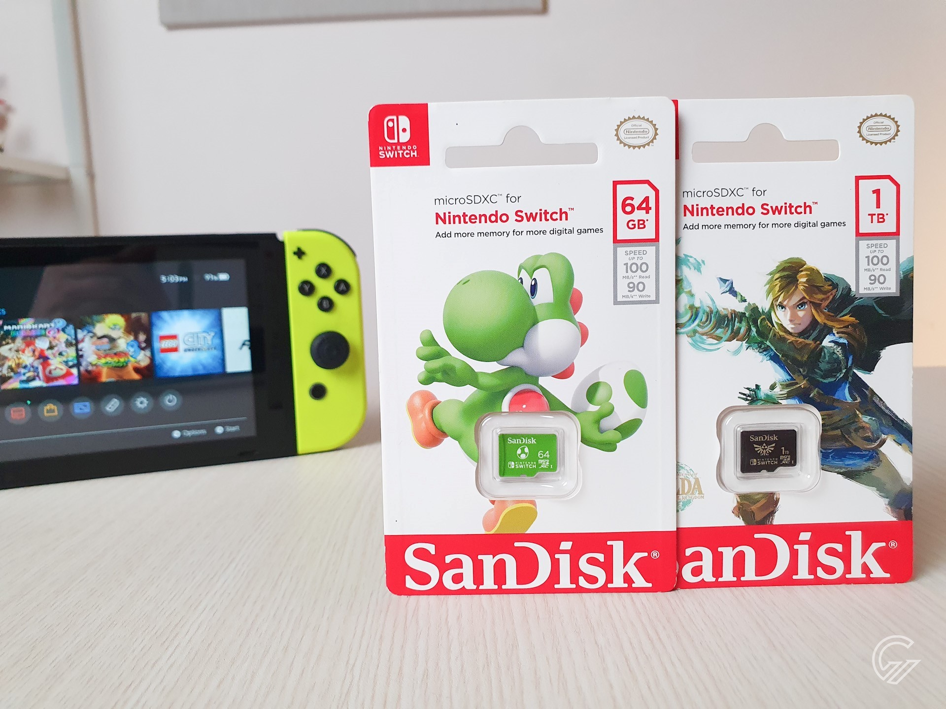 Review SanDisk Nintendo Switch Header