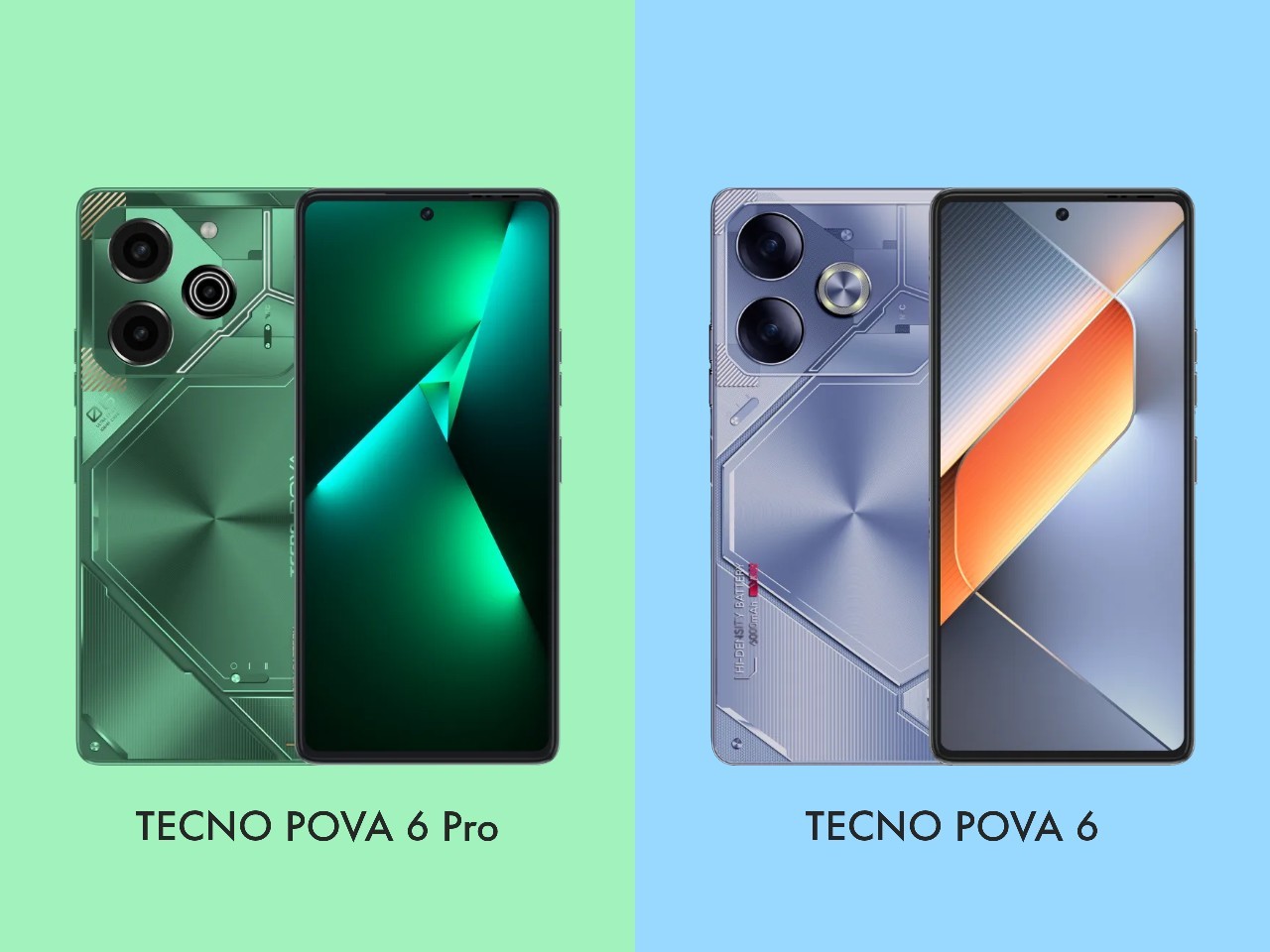 TECNO POVA 6 Pro 5G Vs TECNO POVA 6 - Header