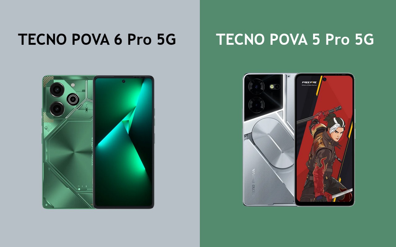 TECNO POVA 6 Pro 5G vs POVA 5 Pro 5G Header