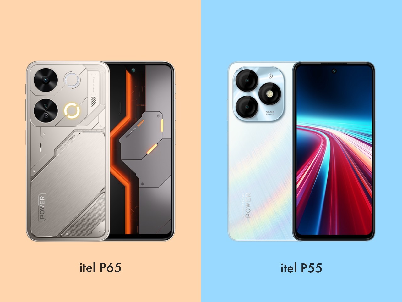 itel P65 Vs itel P55 - Header