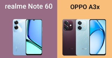 realme Note 60 vs OPPO A3x