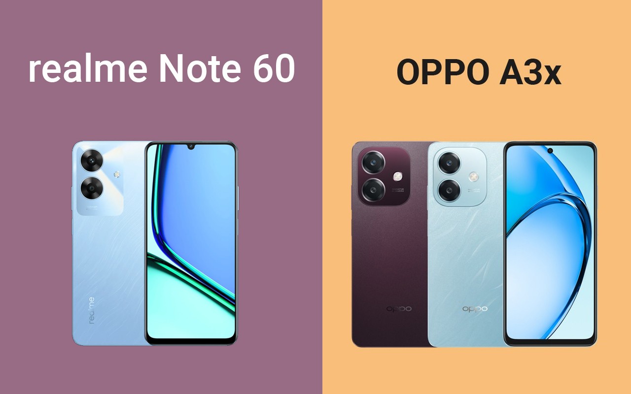 realme Note 60 vs OPPO A3x