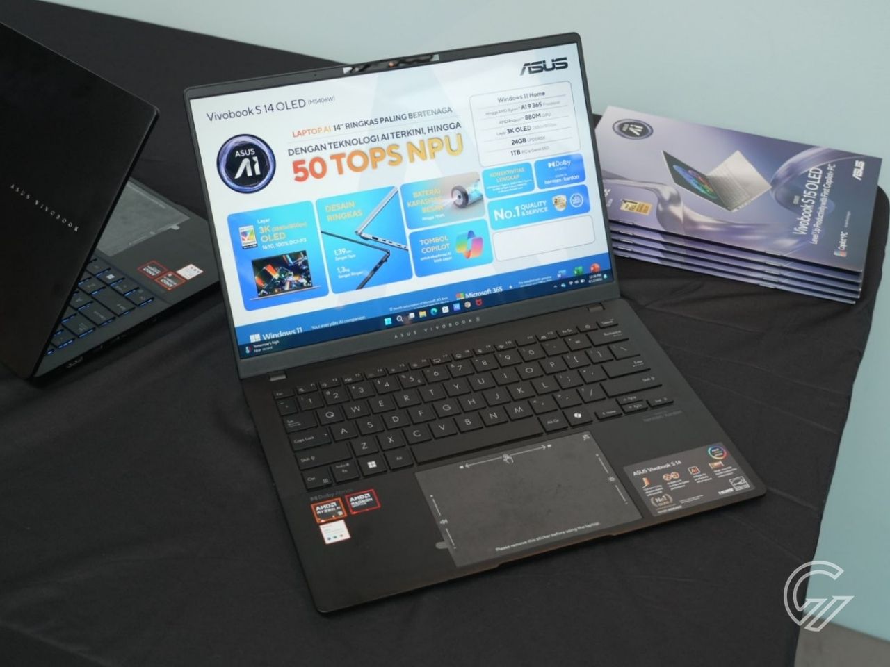 Jagokan AMD Ryzen AI 9 365, ASUS Vivobook S 14 OLED (M5406) Resmi Dijual di Indonesia