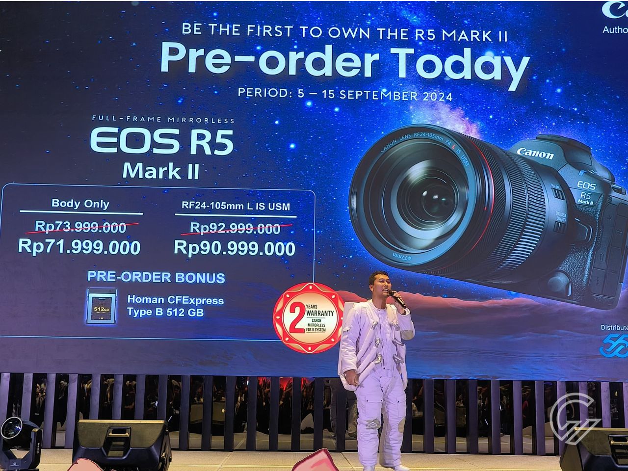 Pre Order Kamera Canon EOS R5 Mark II Digelar, Harga Mulai Rp72 Juta!