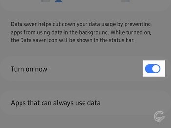 Cara Mematikan Penghemat Data di HP Samsung 4