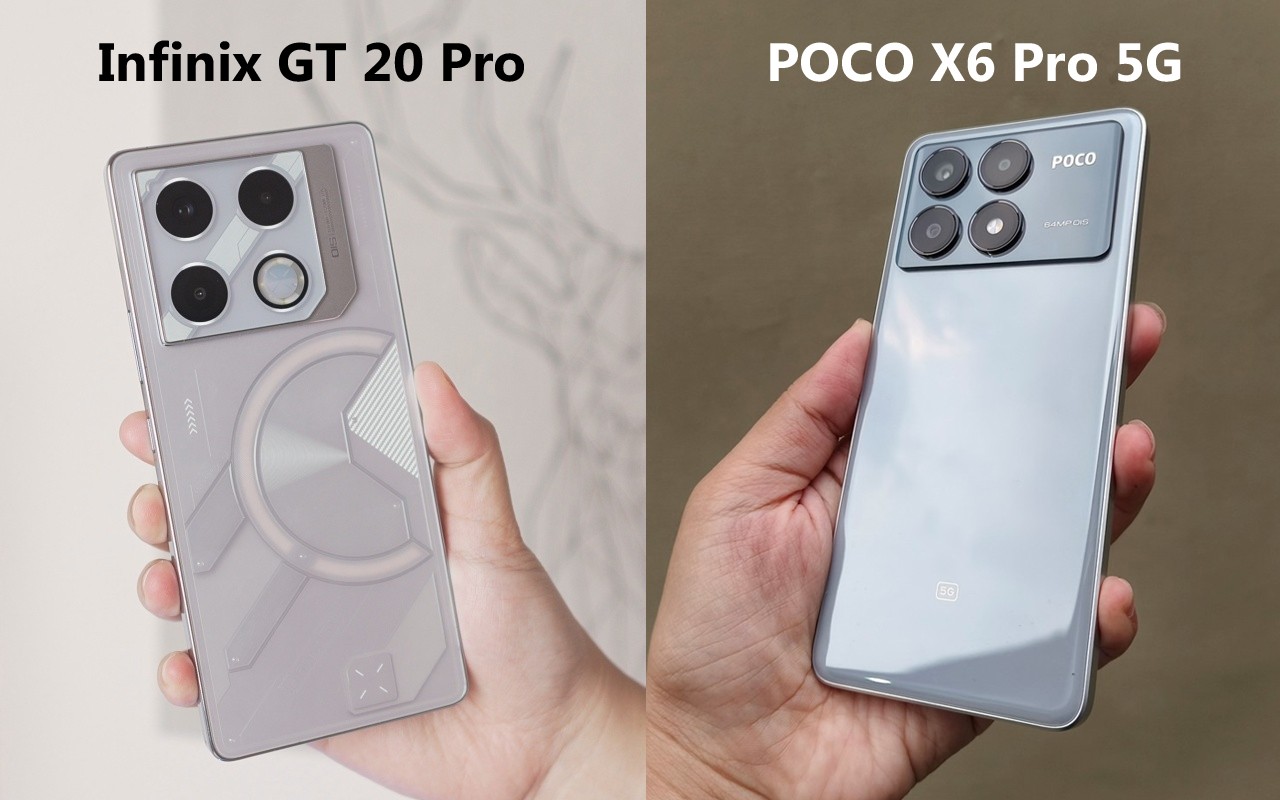 Infinix GT 20 Pro vs POCO X6 Pro 5G