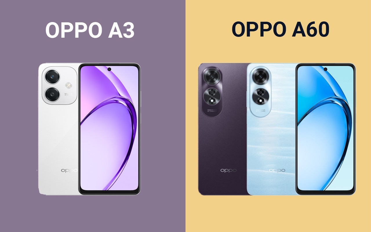 OPPO A3 Vs OPPO A60 Header