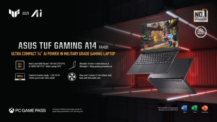 ASUS TUF Gaming A14 (FA401) - 1