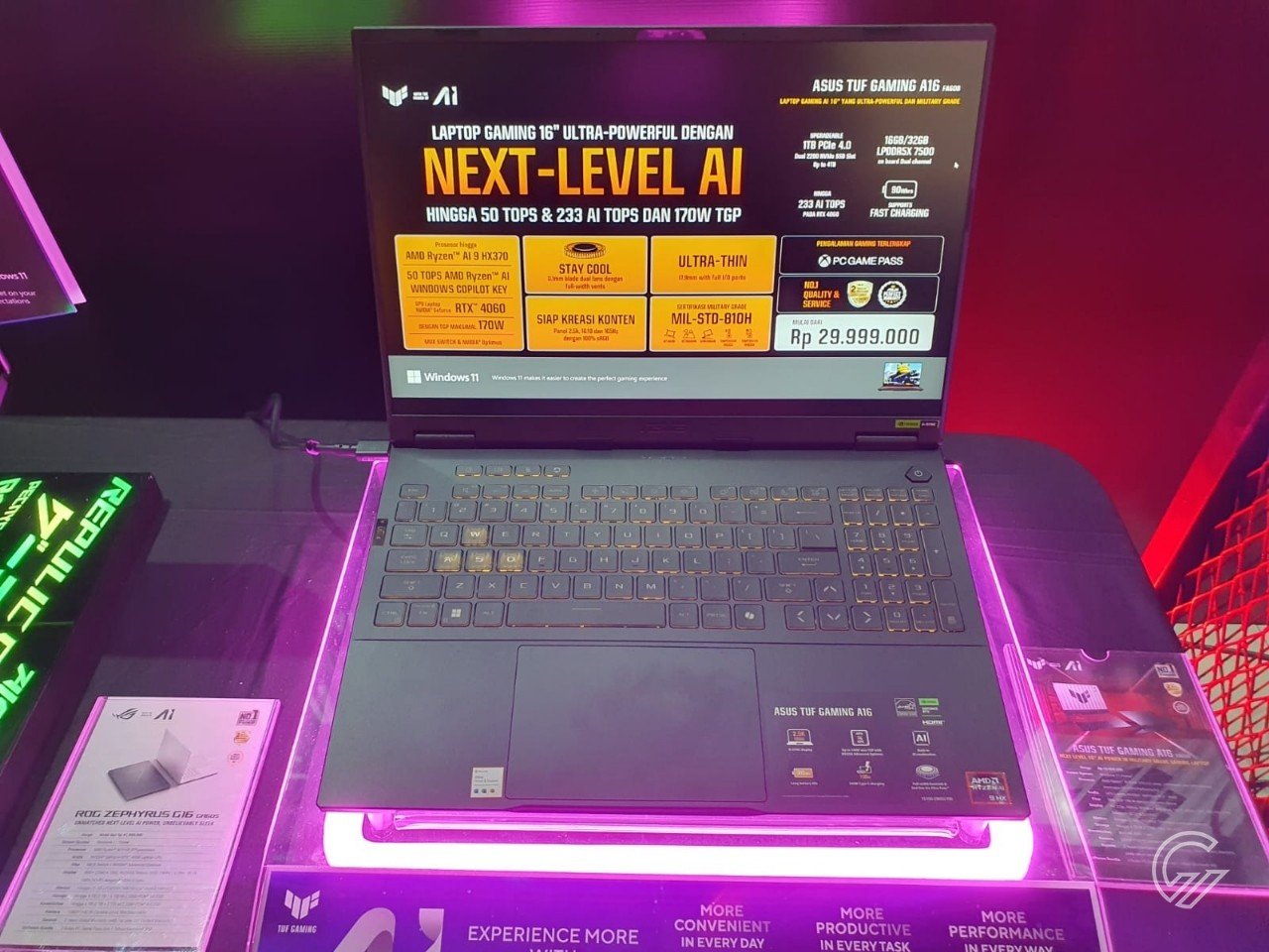 ASUS TUF Gaming A16 (FA608WV) Resmi Dijual di Indonesia, Ini Harga dan Keunggulannya