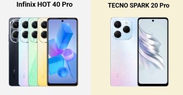 Infinix HOT 40 Pro vs TECNO SPARK 20 Pro