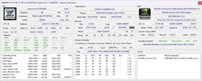 Lenovo Legion Pro 7 16IRX9H bench (1)