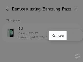 Cara Menonaktifkan Samsung Pass - 8