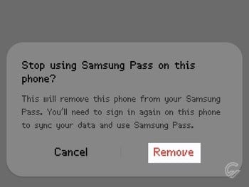 Cara Menonaktifkan Samsung Pass - 9