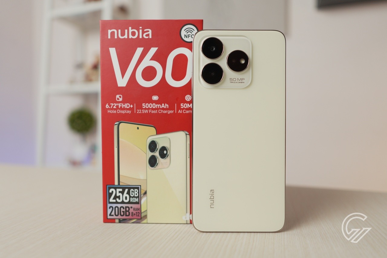 nubia V60 - Handphone 1 Jutaan dengan Desain yang Memikat