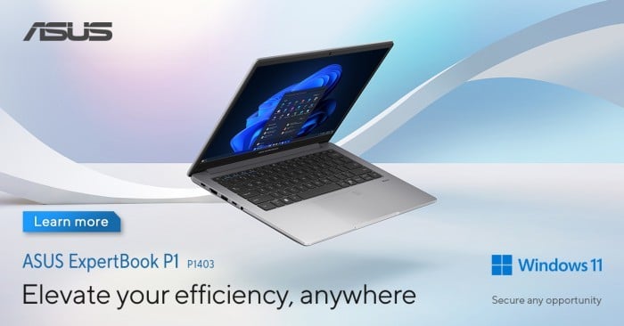 ExpertBook P1 Banner