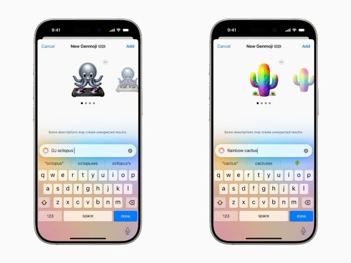 Fitur Baru iOS 18.2 - Genmoji