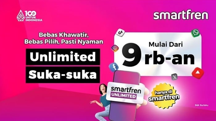 Smartfren Unlimited Suka-Suka Banner