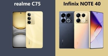 realme C75 vs Infinix NOTE 40