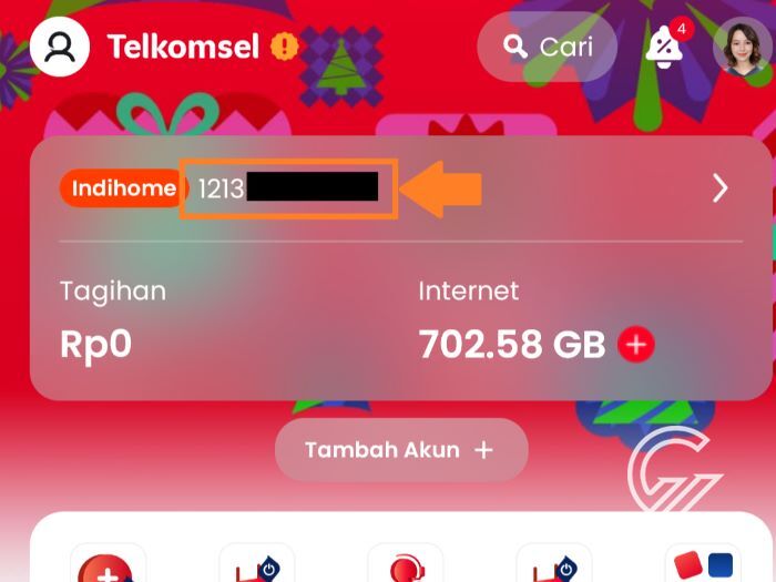 Nomor IndiHome MyTelkomsel