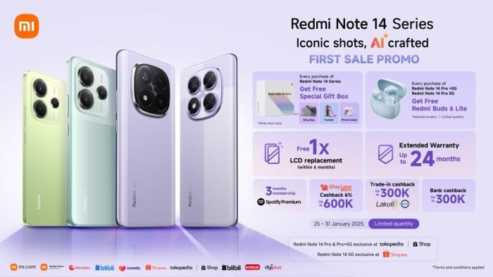 Penjualan Perdana Redmi Note 14 Series (1)