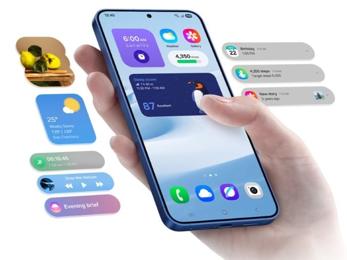 Samsung One UI Contoh Fitur