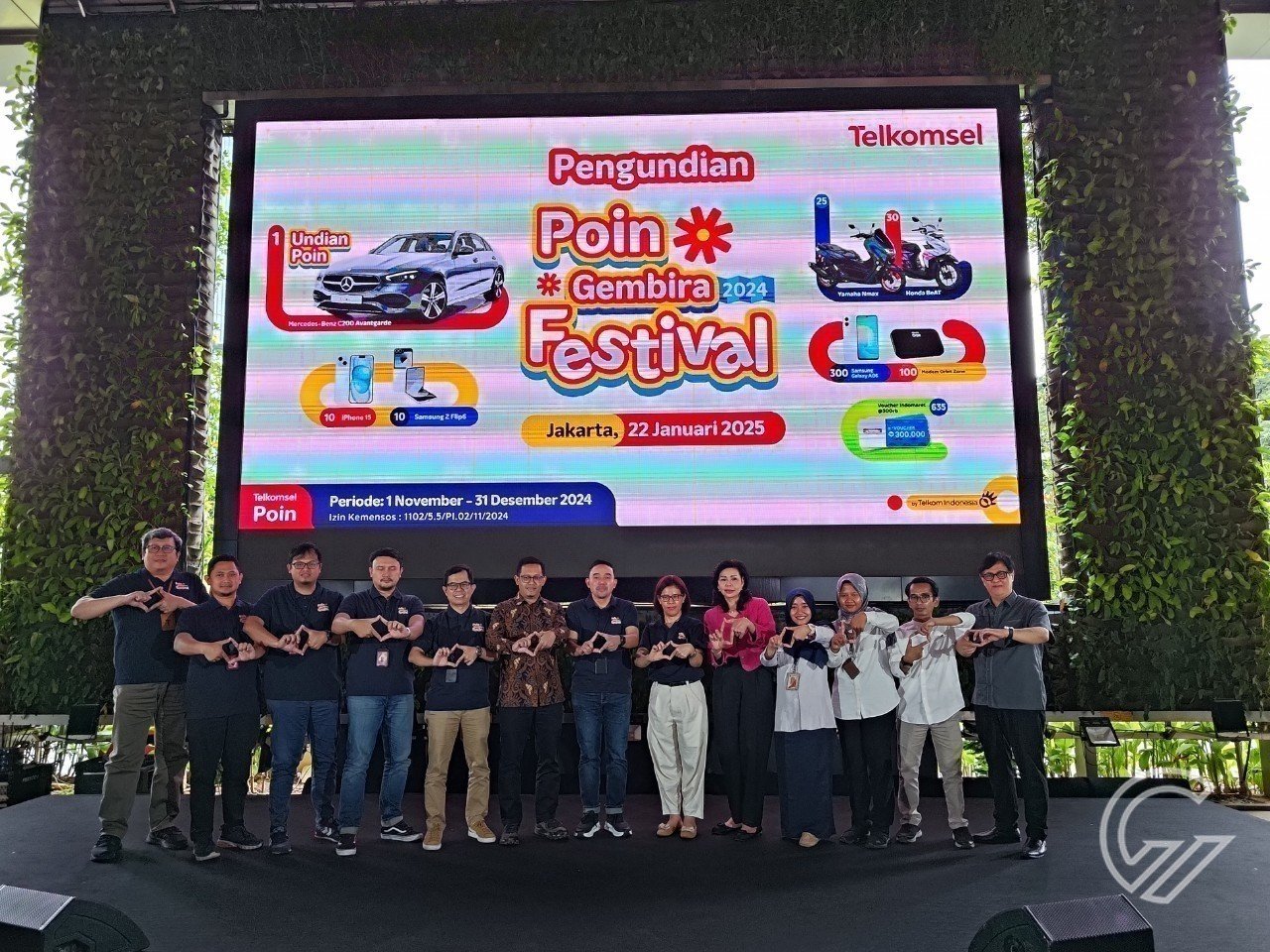 Ini Pemenang Telkomsel Poin Gembira Festival Akhir Tahun 2024, Ada Hadiah Mercedes-Benz