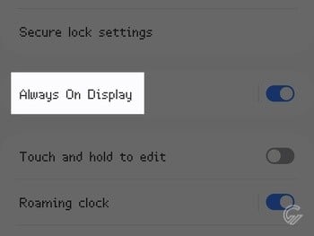 Mengatasi Always On Display Samsung Tidak Muncul 3