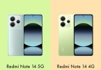 Redmi Note 14 5G Vs Redmi Note 14 4G - Header