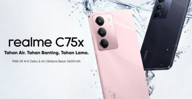 realme C75x Tahan Air Promo