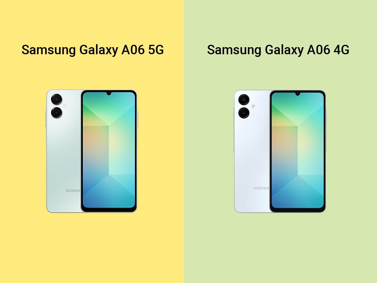 Samsung Galaxy A06 5G Vs Galaxy A06 4G – Perbedaan Spesifikasi dan Fitur