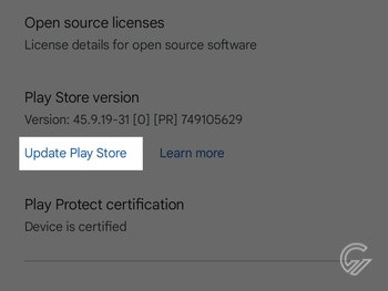 Cara Mengatasi Layanan Google Play Berhenti Terus 7