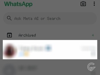 Cara Menyembunyikan Chat WhatsApp 1
