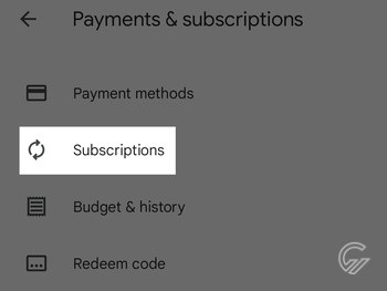 Cara Membatalkan Langganan di Google Play 3
