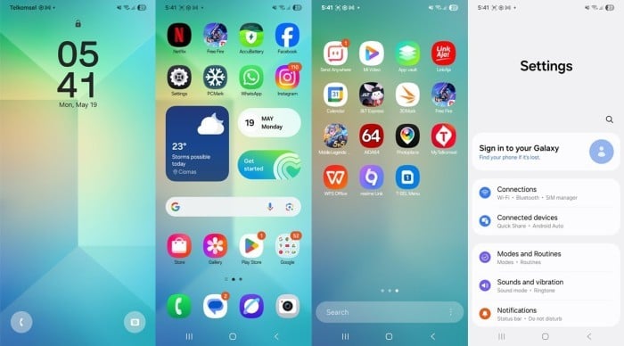 Samsung Galaxy A06 5G - UI