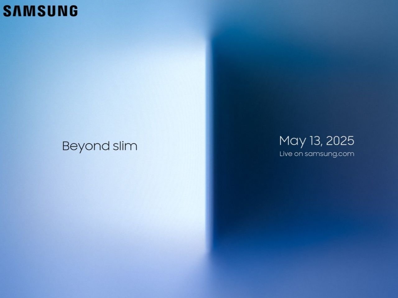 Samsung Galaxy S25 Edge Teaser