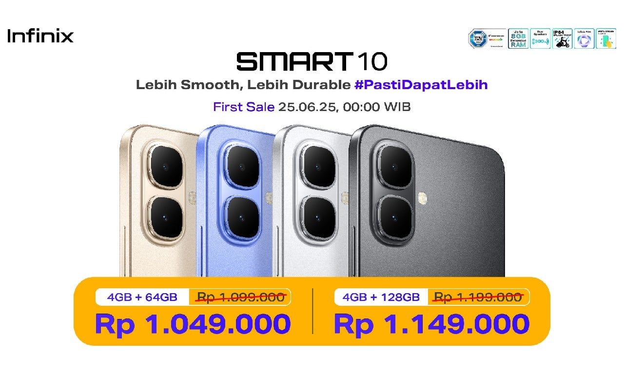 Rilis Seri Infinix SMART 10 - Header