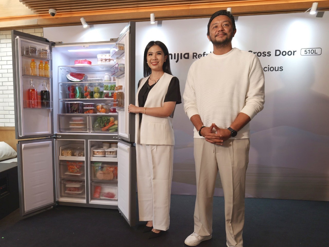 Xiaomi Rilis Mijia Refrigerator Cross Door 510L, Kulkas Modern yang Cerdas dan Menawan!