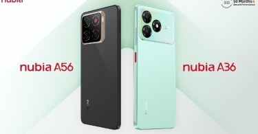 Rilis nubia A36 dan A56 - Header