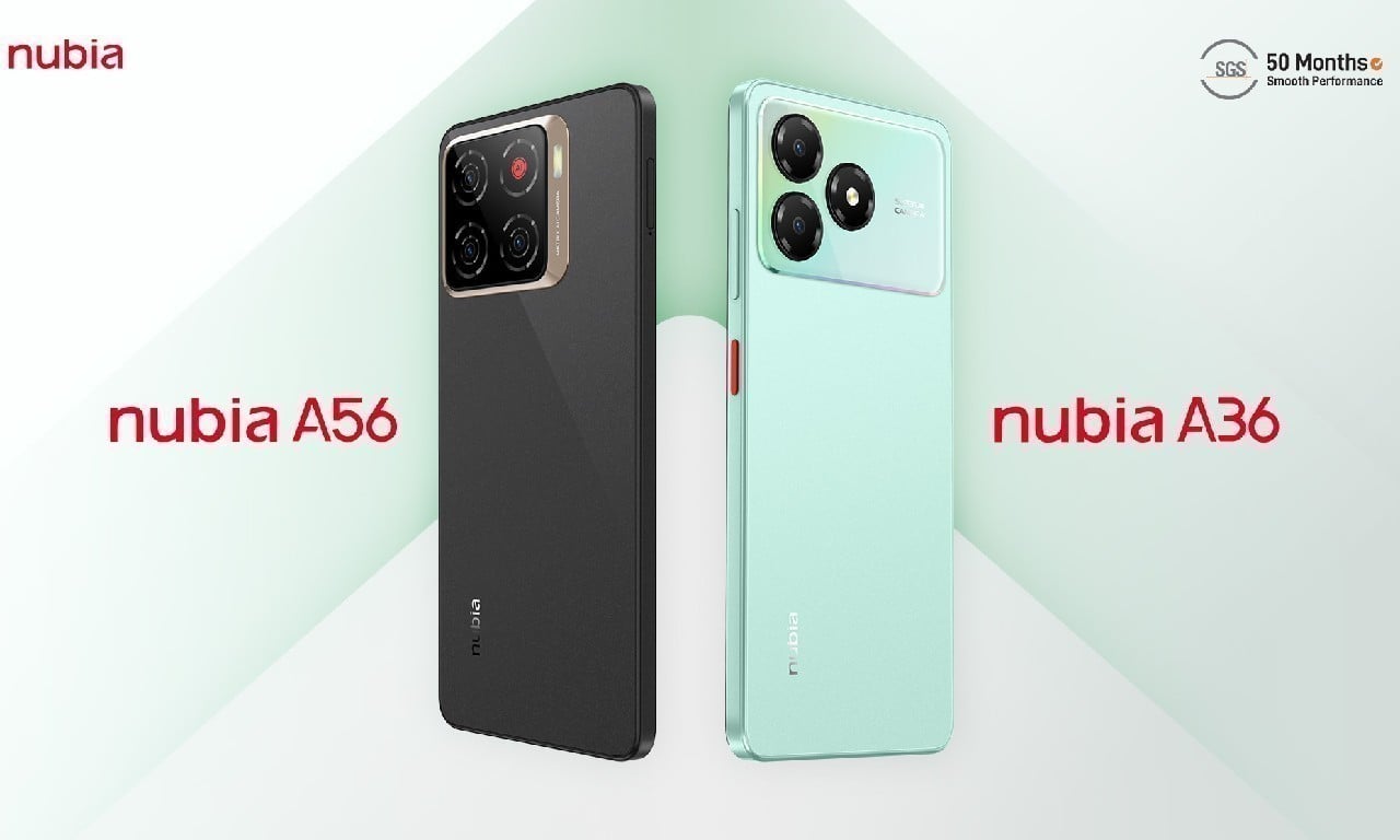 Rilis nubia A36 dan A56 - Header