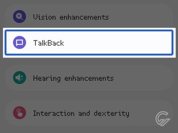 Cara Mematikan TalkBack HP Samsung 2