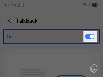Cara Mematikan TalkBack HP Samsung 3